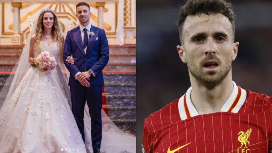 Diogo Jota e Rute Cardoso se casaram no dia 22 de junho