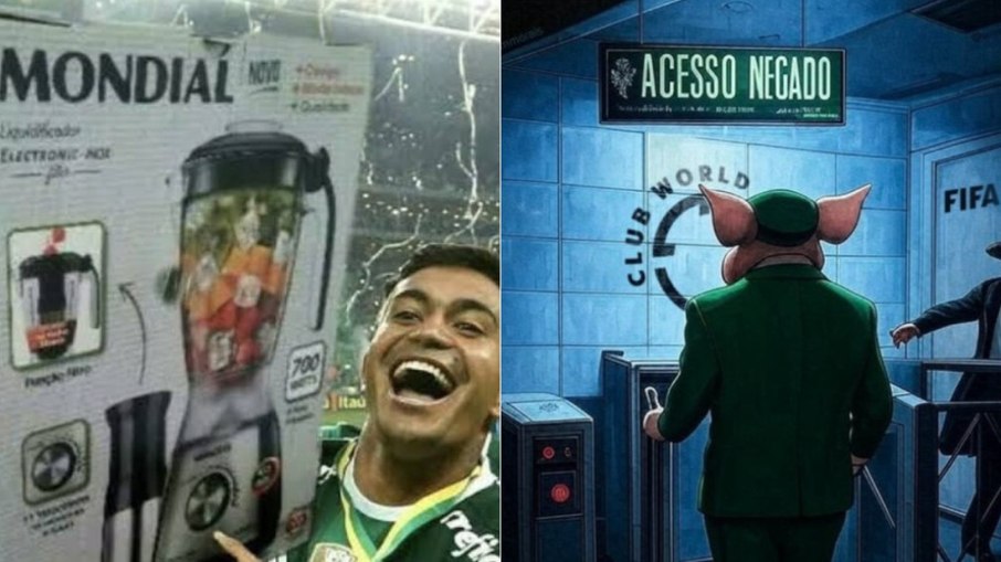 Acesso negado! Rivais brincam com a queda do Palmeiras no Mundial Acesso negado! Rivais brincam com a queda do Palmeiras no Mundial
