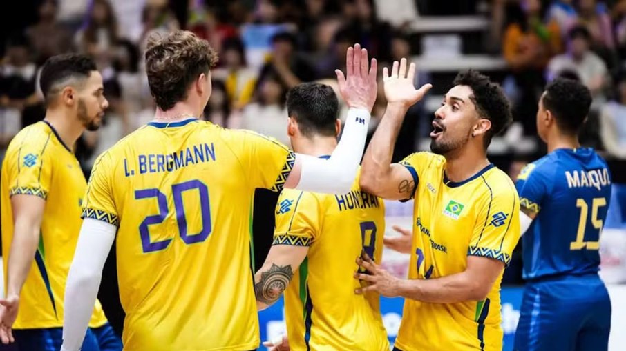 Brasil vence o Japão e se classifica à fase final da VNL Brasil vence o Japão e se classifica à fase final da VNL