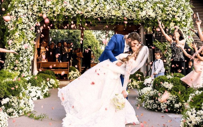 Marcella Prado e Ian Pagnussat dizem “sim” em casamento romântico em Brasília