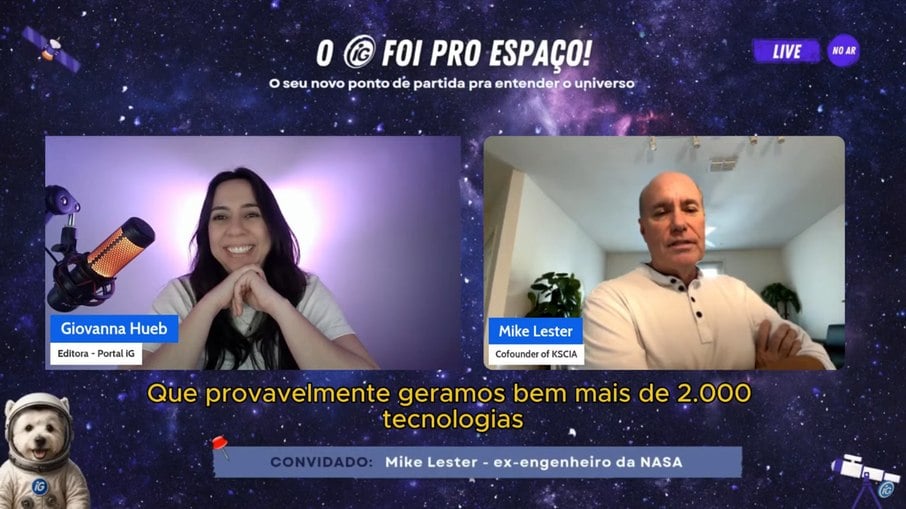 Mike Lester em entrevista ao iG Foi Pro Espaço Mike Lester em entrevista ao iG Foi Pro Espaço