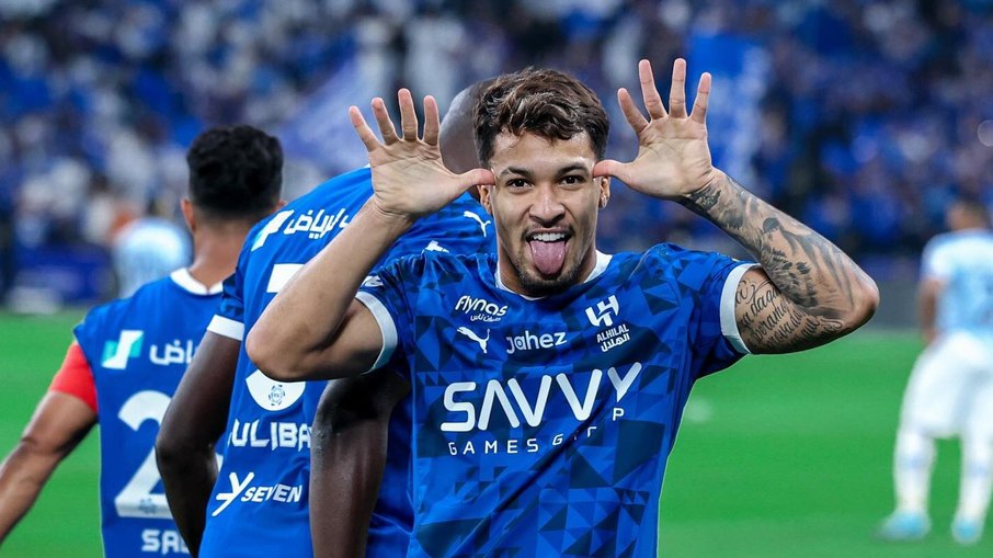 Marcos Leonardo chegou ao clube saudita em 2024 Marcos Leonardo chegou ao clube saudita em 2024