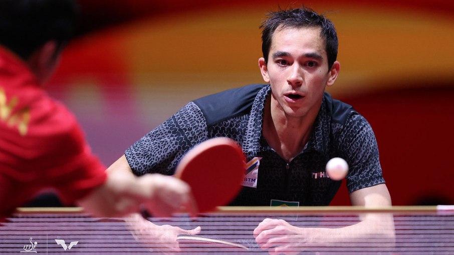 De virada, Calderano vence e vai às quartas do WTT Buenos Aires
