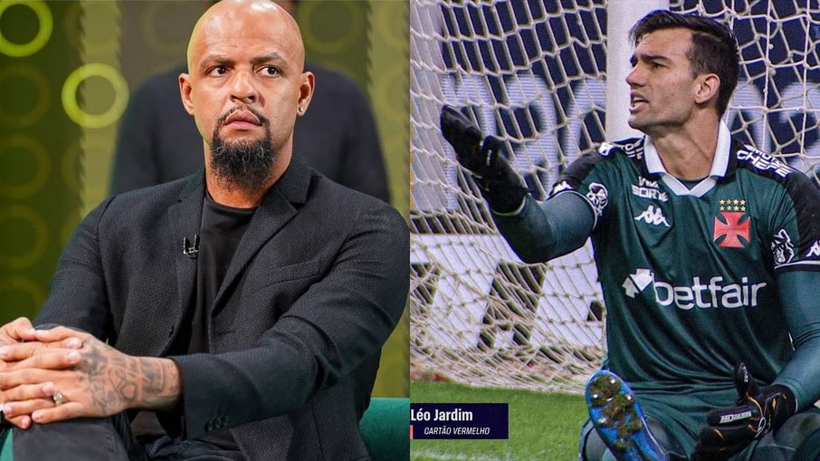 Felipe Melo aponta erro da arbitragem após expulsão de Léo Jardim