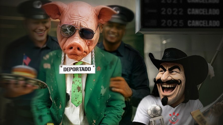 Deportado! Corinthians zoa Palmeiras por eliminação no Mundial Deportado! Corinthians zoa Palmeiras por eliminação no Mundial