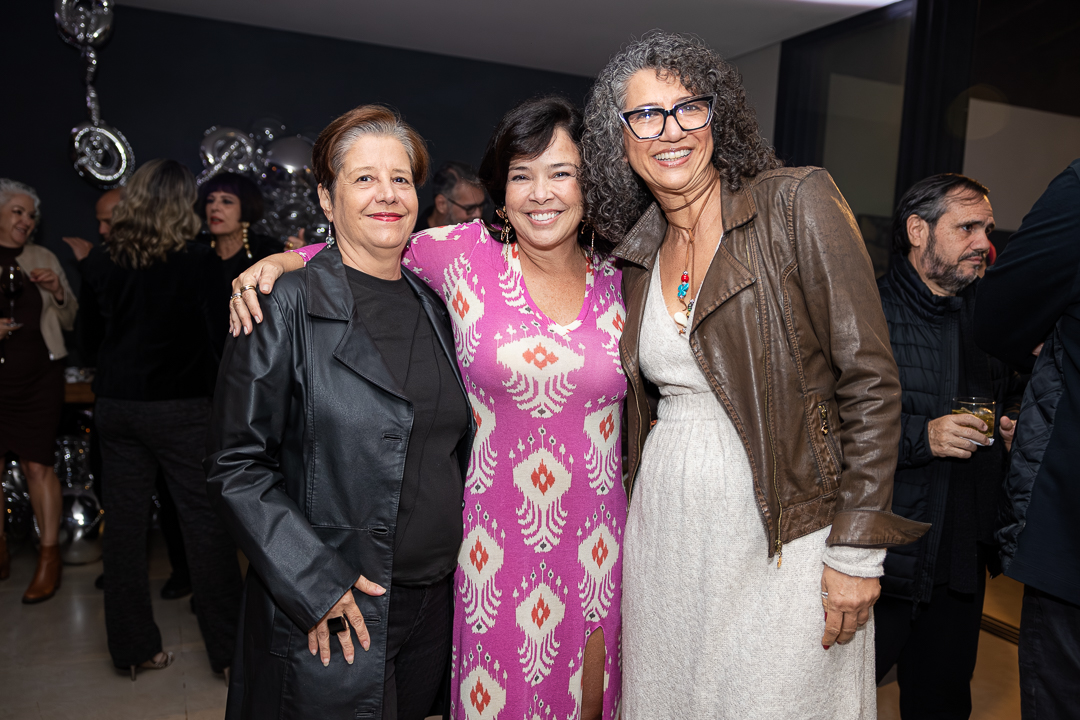 Berta Chaves, Juliana Guimarães e Claudia Feres