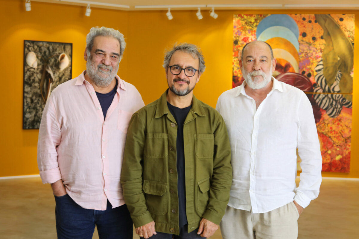 Carlos Alberto Oliveira, Fernando Mendes e Divino Sobral