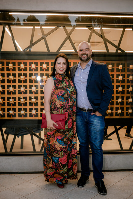 Carolina Brito e Gabriel Baudson