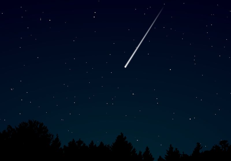 A partir da meia noite do dia 30 de junho olhe para o leste para ver duas chuvas de estrelas cadentes na mesma madrugada. - Foto: OpenClipart-Vectors/ Pixabay