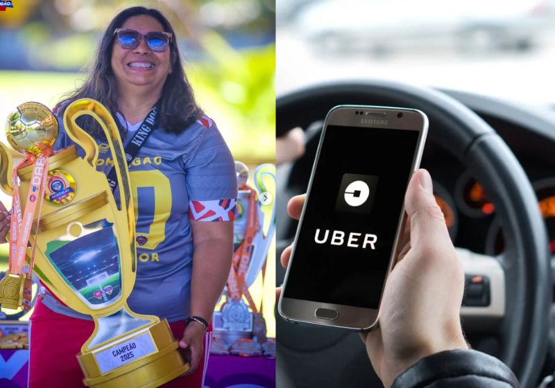 Passageira paga 100 vezes o valor de uma corrida e motorista devolve dinheiro; honestidade A passageira pagou um valor muito maior da corrida e o motorista devolve o dinheiro com muita honestidade - Foto: reprodução redes sociais
