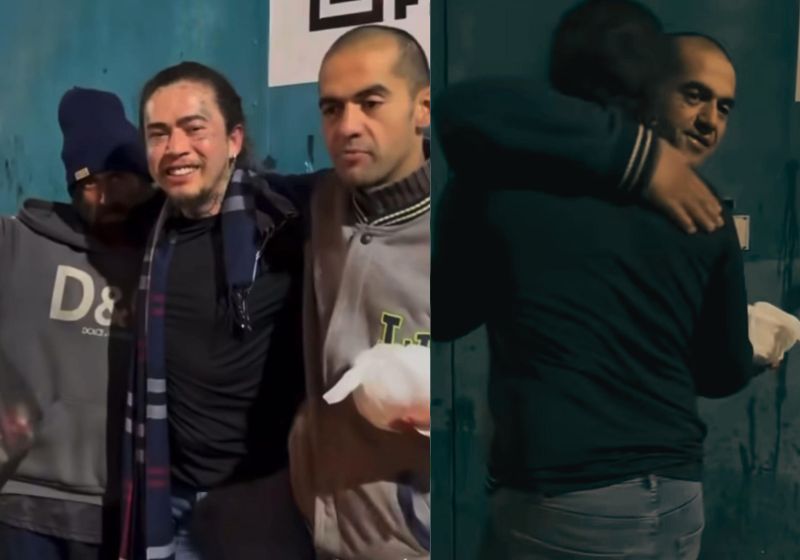 Whindersson distribui marmitas para pessoas com frio, em situação de rua; vídeo Whindersson Nunes distribuiu as marmitas para pessoas sem-teto em Caxias do Sul (RS), após o show dele na cidade. - Fotos: @whindersson/Facebook