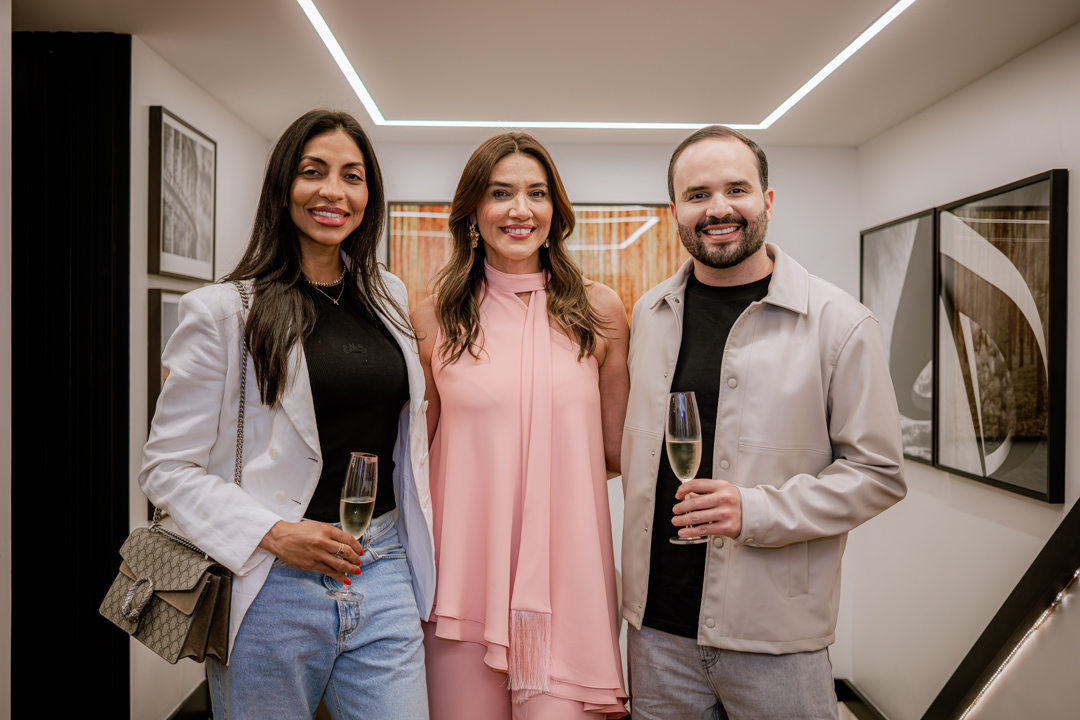 Karine Carvalho, Karine Lima e Gustavo Laurindo