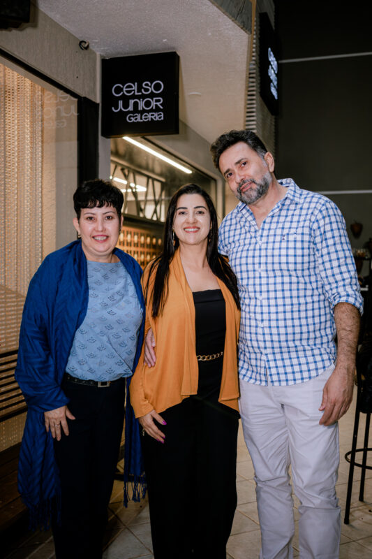 Leiliane Rebouças, Georgia Câmara e Reinaldo Cruz