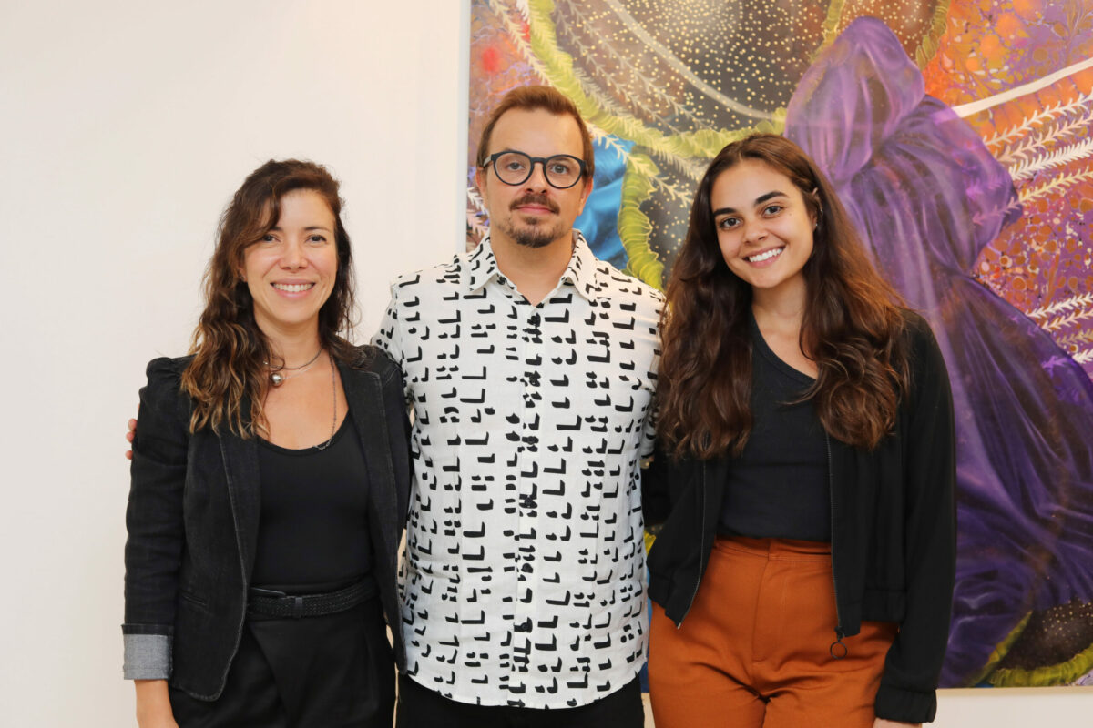 Manuela Dantas, Filipe Mont Serrat e Isadora Soares
