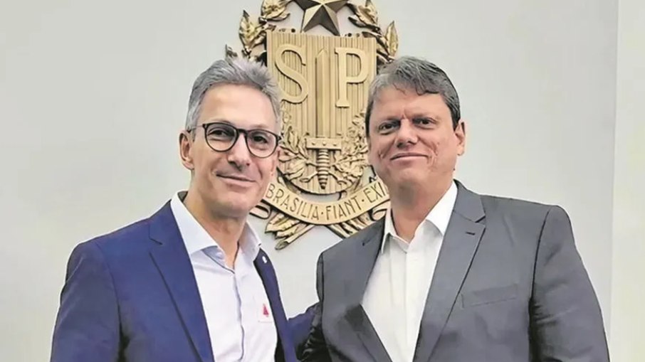 Romeu Zema e Tarcísio de Freitas Romeu Zema e Tarcísio de Freitas