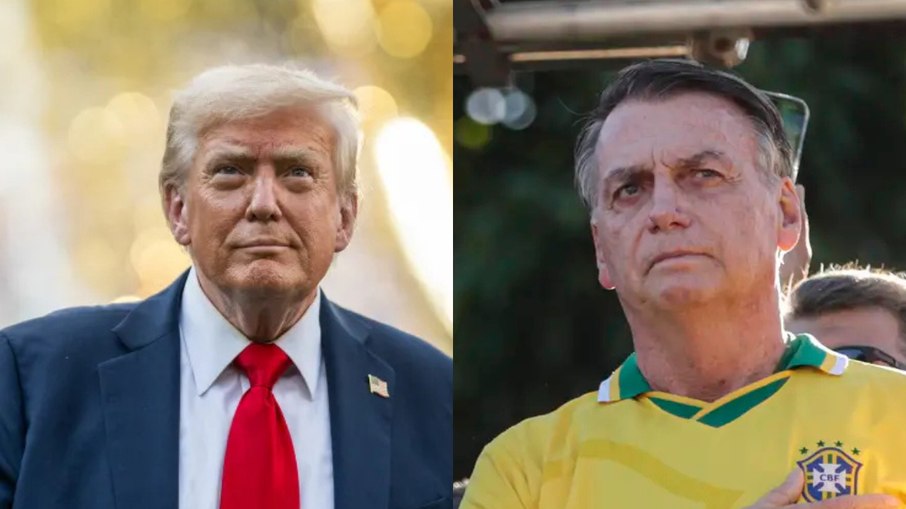 Trump critica governo brasileiro e pede fim de processo contra Bolsonaro Trump critica governo brasileiro e pede fim de processo contra Bolsonaro