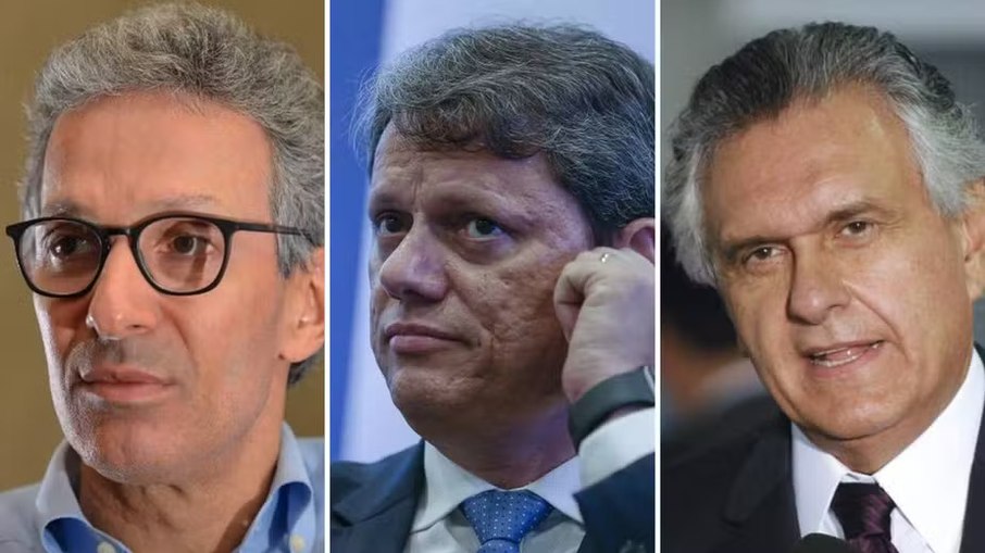Zema, Tarcísio e Caiado Zema, Tarcísio e Caiado