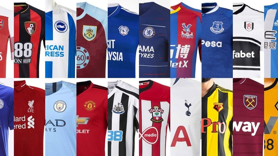 Camisetas da Premier League 2018-2019 Camisetas da Premier League 2018-2019