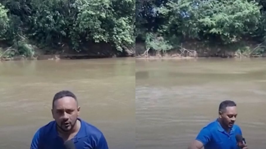 Repórter afirmou ter pisado no corpo da jovem