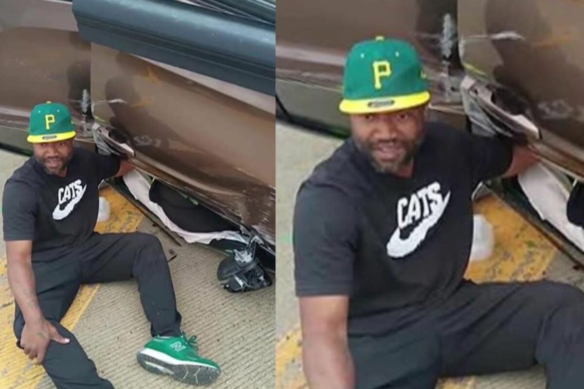 Homem segura mão de mulher presa em carro capotado até socorro chegar; compaixão Em vez de filmar, Nathan, ficou segurando a mão da mulher presa no carro capotado, até o socorro chegar em Pittsburgh (EUA). - Fotos: reprodução / WTAE