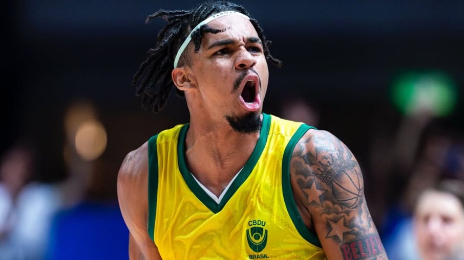 Em virada heroica, Brasil vence os Estados Unidos no basquete Em virada heroica, Brasil vence os Estados Unidos no basquete