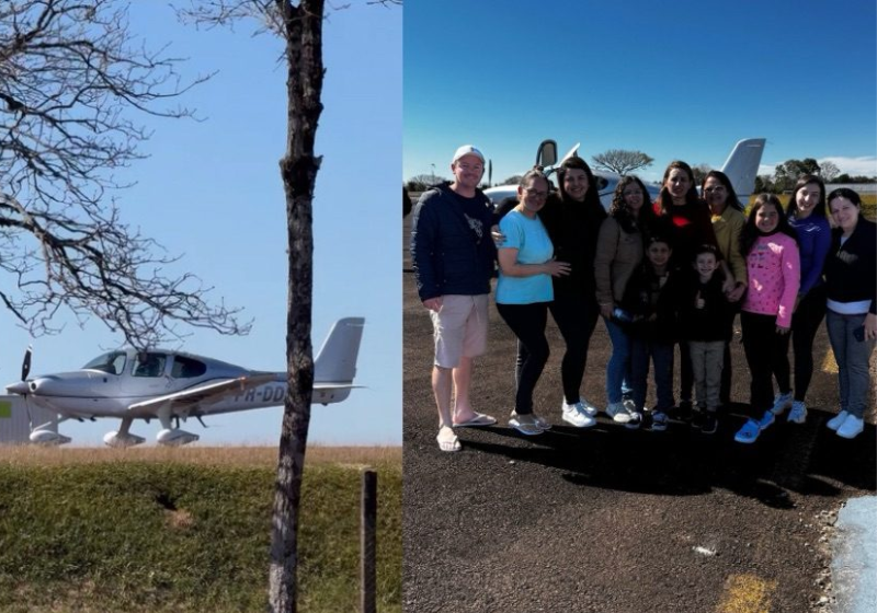 Empresário manda avião para ajudar funcionária que perdeu filho de 5 anos em acidente O empresário disponibilizou um avião para ajudar a funcionária e a família dela após a perda do filho. - Foto: reprodução redes sociais