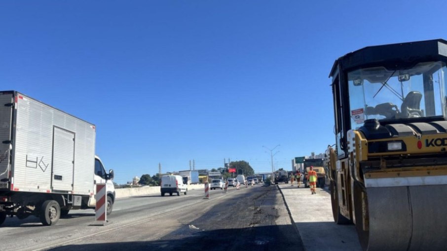 Trecho no km 225,8, sentido São Paulo da Via Dutra, terá mudanças no tráfego 