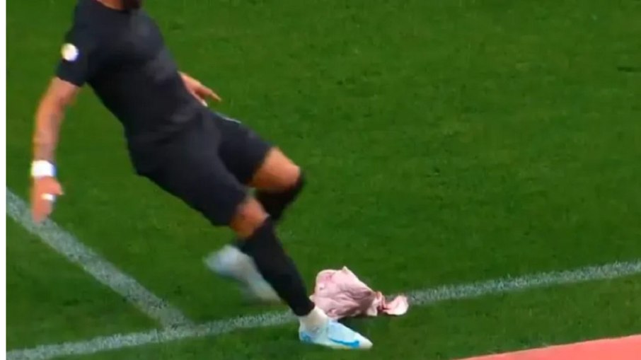 Cabeça de porco foi jogada no gramado da Arena durante um Dérbi Cabeça de porco foi jogada no gramado da Arena durante um Dérbi