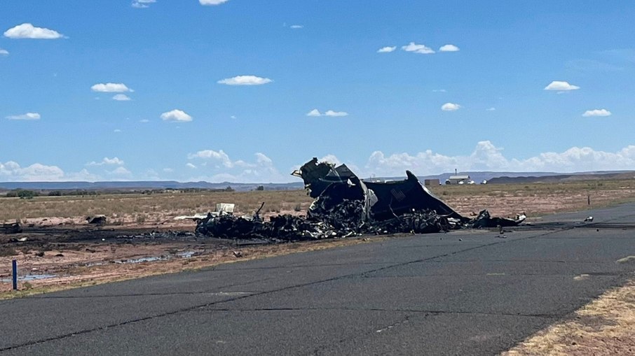 Quatro morrem após queda de avião de resgate médico no Arizona, nos Estados Unidos