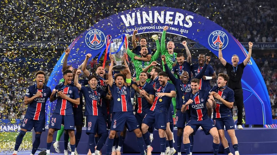PSG foi campeão da UEFA Champions League em junho
