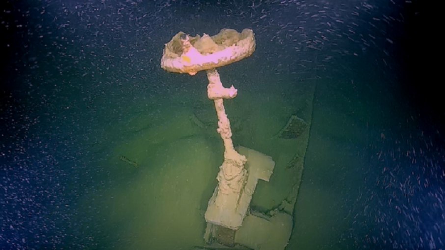 A condição de preservação dos naufrágios foi favorecida pela limitada proliferação de mexilhões quagga e pelo ambiente subaquático do lago