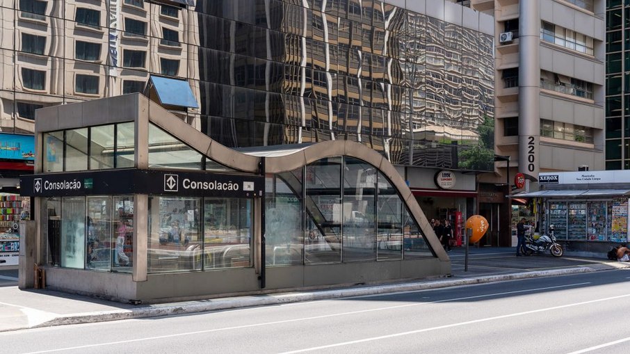 Estação Consolação da Linha Verde do Metrô de SP