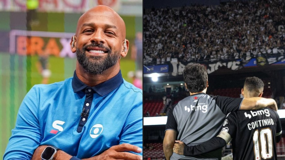 Comentarista se emociona ao vivo por goleada do Vasco