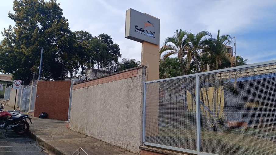 Fachada do Senac em Araxá