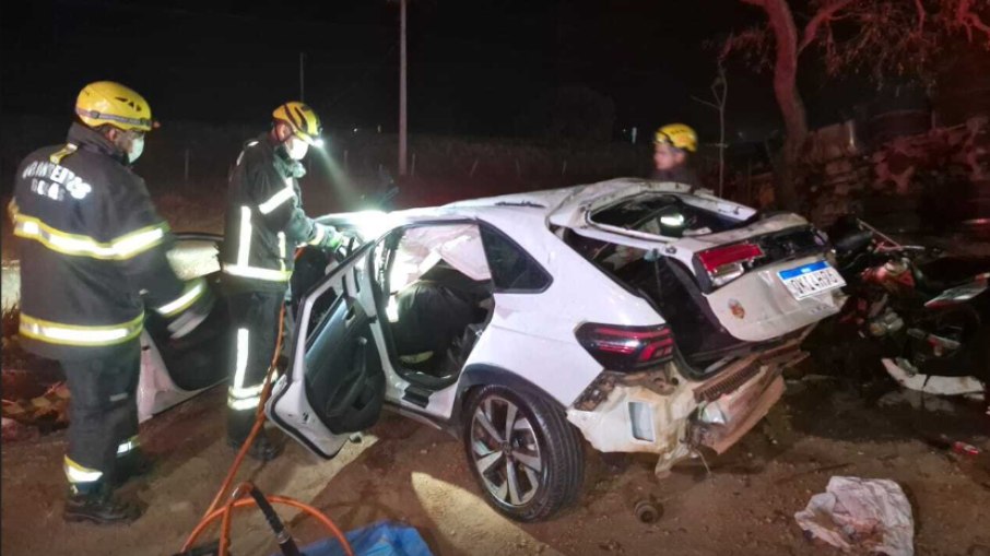 Acidente grave na BR-153