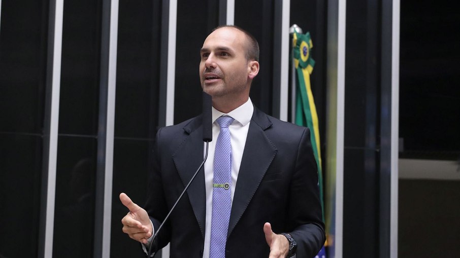 Eduardo Bolsonaro não foi autorizado a ser líder da minoria na Câmara