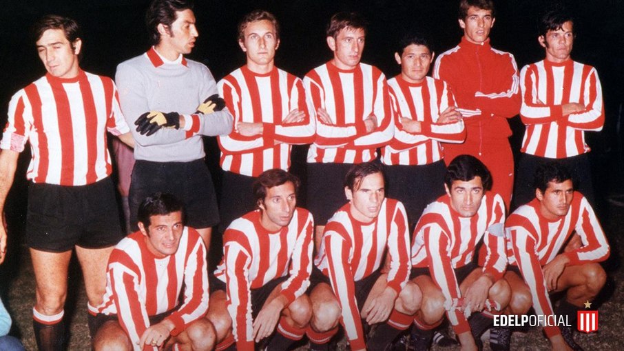 Time do Estudiantes que enfrentou o Peñarol na final da Libertadores de 1970