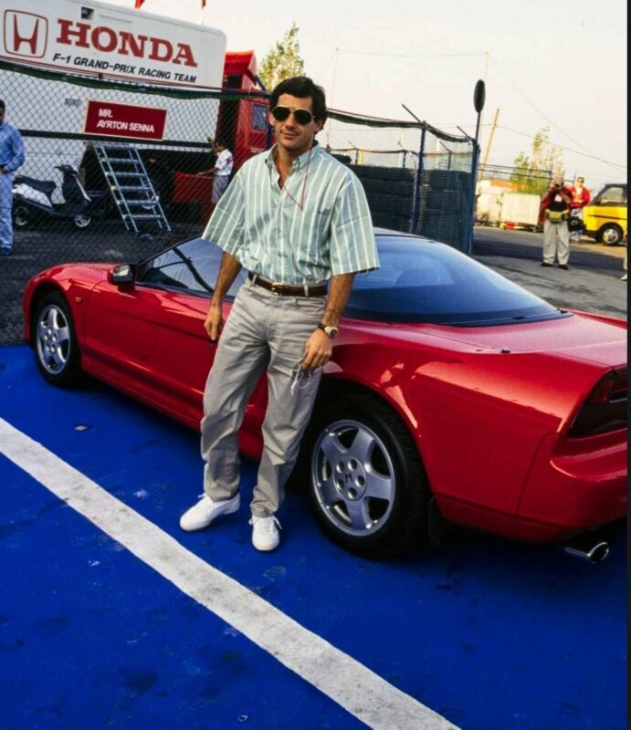 Honda NSX que foi de Senna