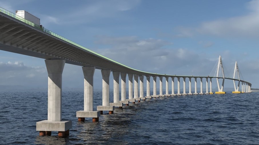 Ponte Salvador-Itaparica terá 12,4 km de extensão