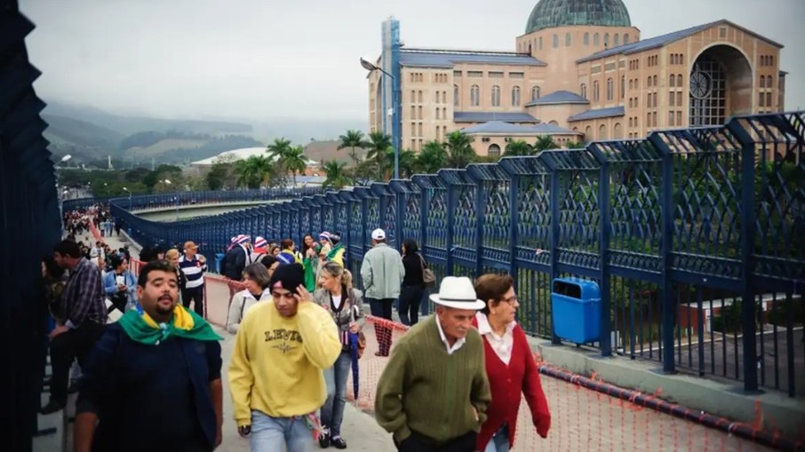 Romeiros no Santuário de Nossa Senhora