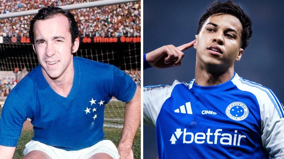 Artilheiros do Cruzeiro: Tostão e Kaio Jorge