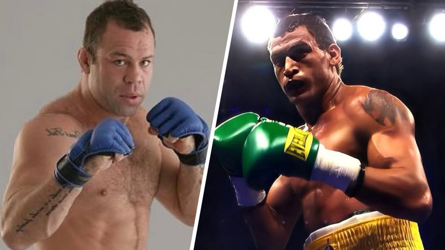 Wanderlei Silva (lenda de MMA) e Acelino Popó Freitas (campeão mundial de boxe)
