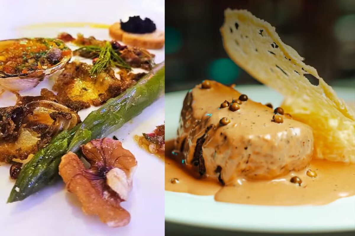 Oito restaurantes brasileiros estão entre os melhores do mundo da TripAdvisor, entre eles o​Marius Degustare, do Rio (esq) e o Restaurante Universal de Brasília (dir) - Fotos: divulgação