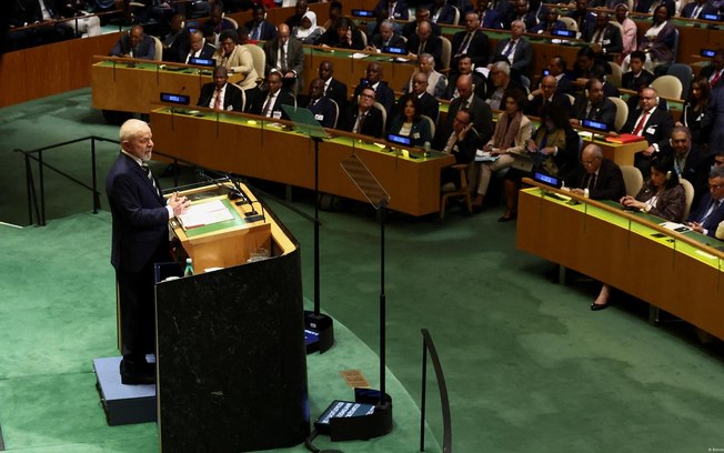 Lula será o primeiro a discursar no debate geral e será seguido por Donald Trump. (Imagem de arquivo: 24/09/2024)