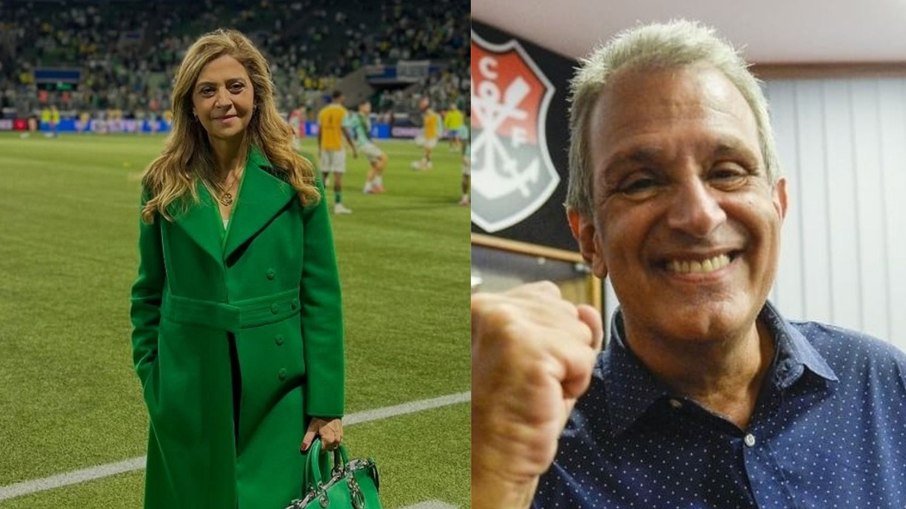 Leila Pereira e Bap trocaram provocações nas últimas semanas Leila Pereira e Bap trocaram provocações nas últimas semanas