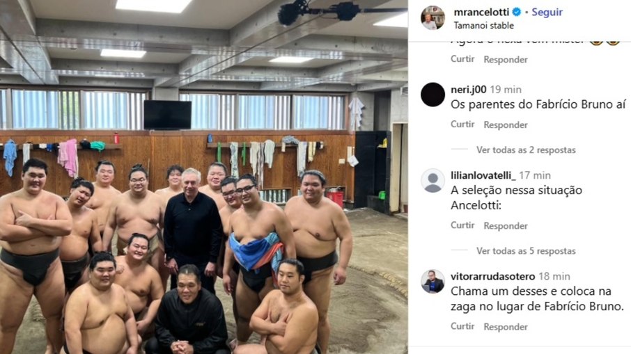 Torcedores pediram para que Ancelotti convocasse um dos lutadores para a vaga de Fabrício Bruno