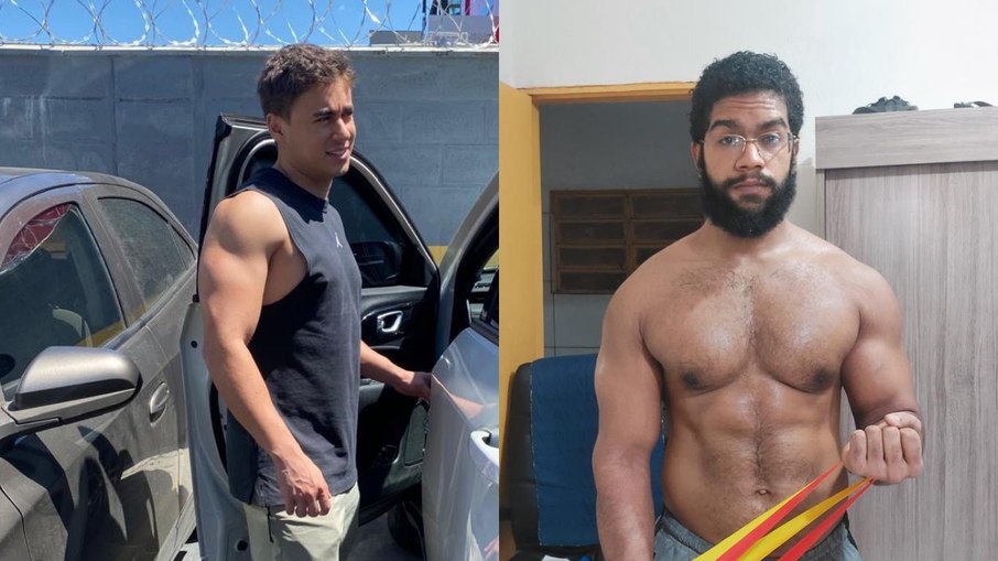 Nikolas Ferreira utilizou as redes sociais para comparar seu corpo com do militante político Jones Manoel