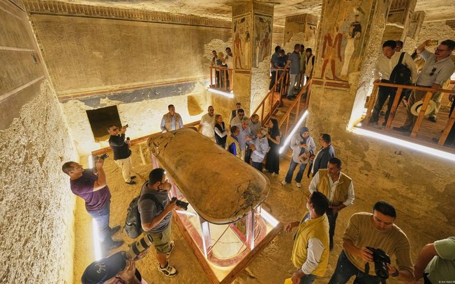 Tumba do faraó Amenhotep 3º foi reformada com o apoio do governo do Japão e da Unesco