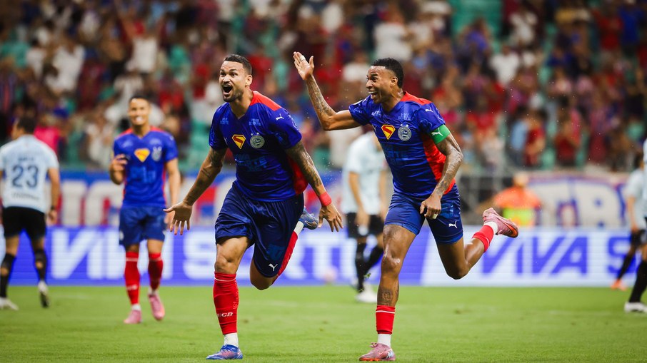 Willian José faz golaço pelo Bahia contra o Grêmio 