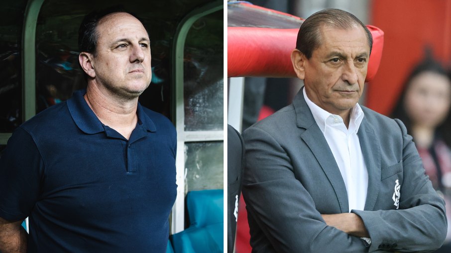 Rogério Ceni e Ramón Díaz se enfrentam em Bahia x Internacional Rogério Ceni e Ramón Díaz se enfrentam em Bahia x Internacional